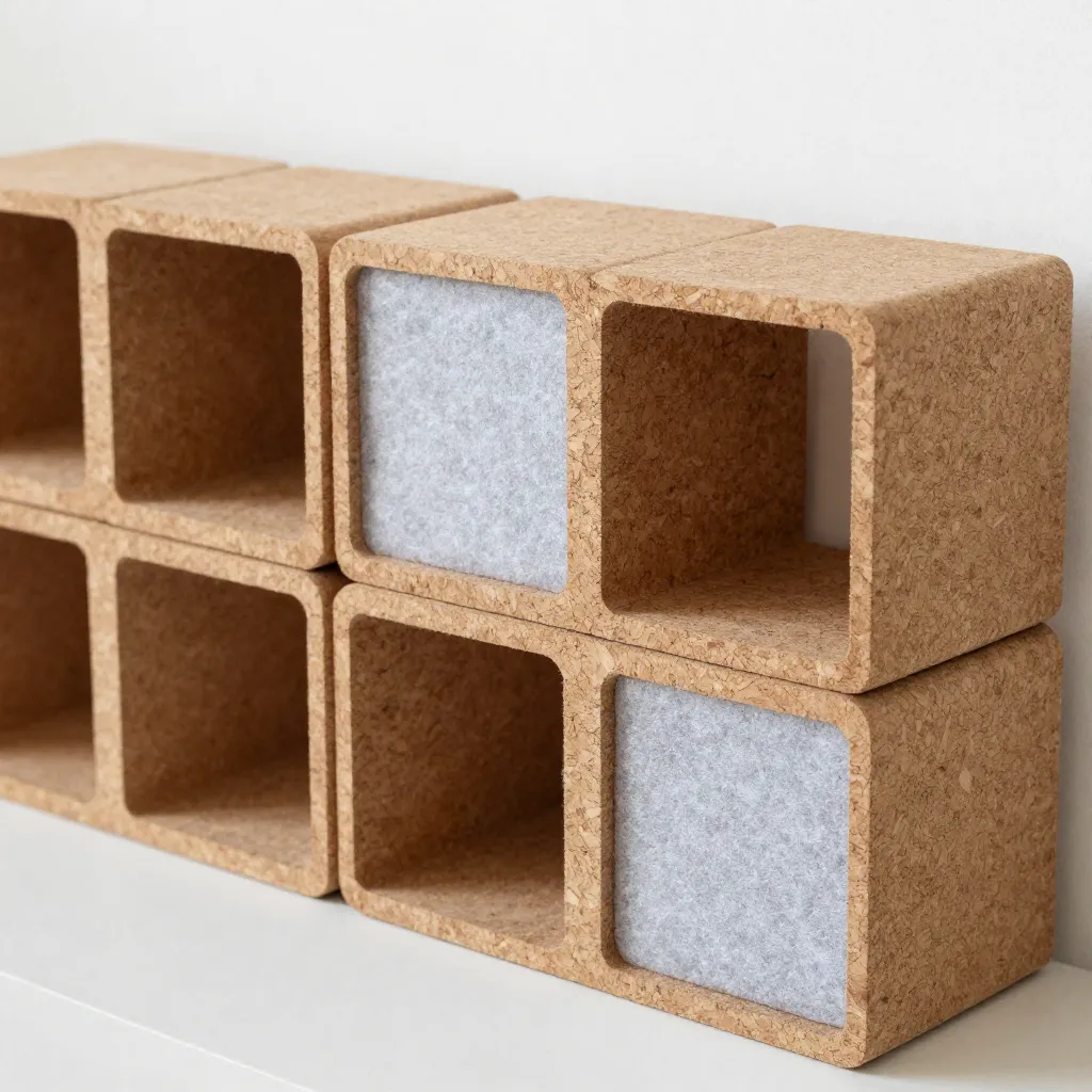 Woven baskets and natural fiber organizers in minimalist setting